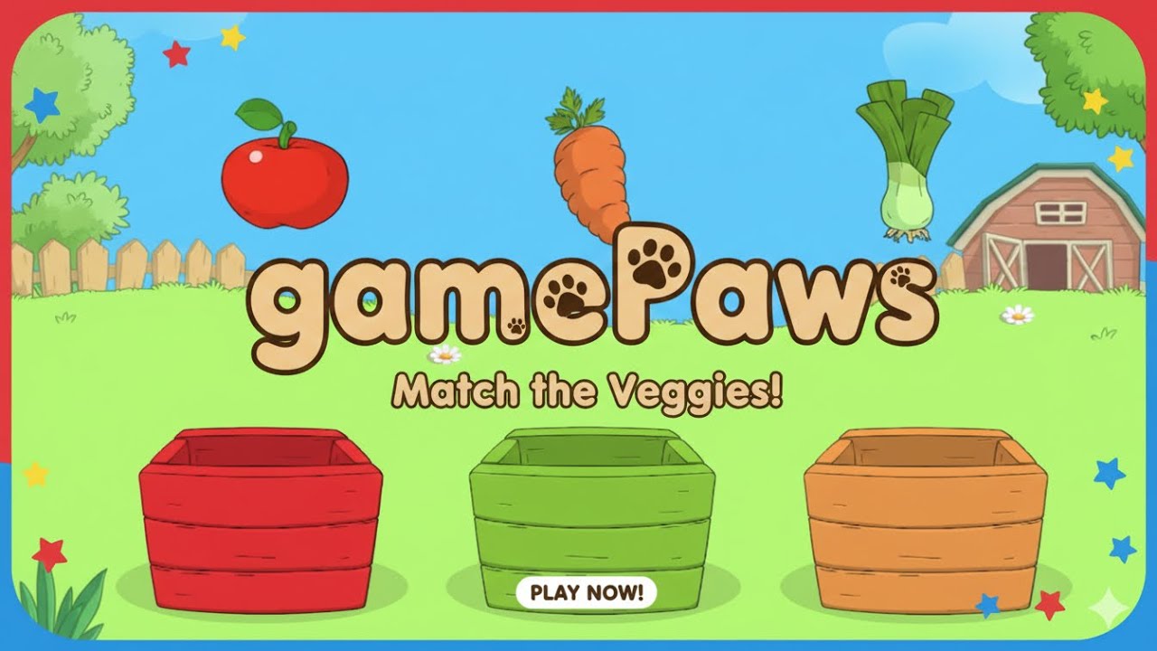 Come on lets match the veggies!!🍎🥕🥬