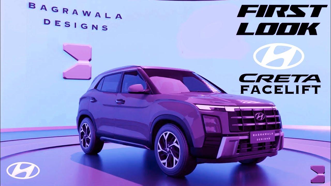 HYUNDAI CRETA FACELIFT 2024 LAUNCH FIRST LOOK !!!!!! BAGRAWALA DESIGNS