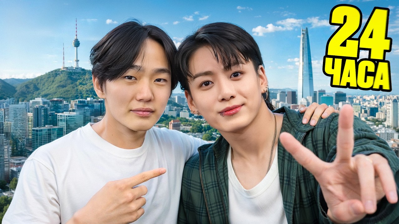 КТО БОЛЬШЕ ВСТРЕТИТ ЗНАМЕНИТОСТЕЙ В КОРЕЕ ЗА 24Ч!