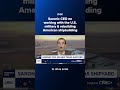 Saronic CEO on working with the U.S. military & rebuilding American shipbuilding