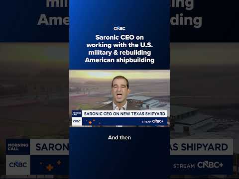 Saronic CEO on working with the U.S. military & rebuilding American shipbuilding