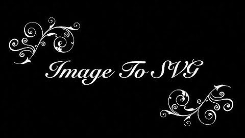 Images to SVG File using Inkscape