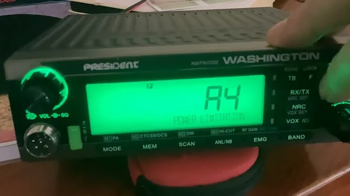 President  Washington 10-12 Menu Functions