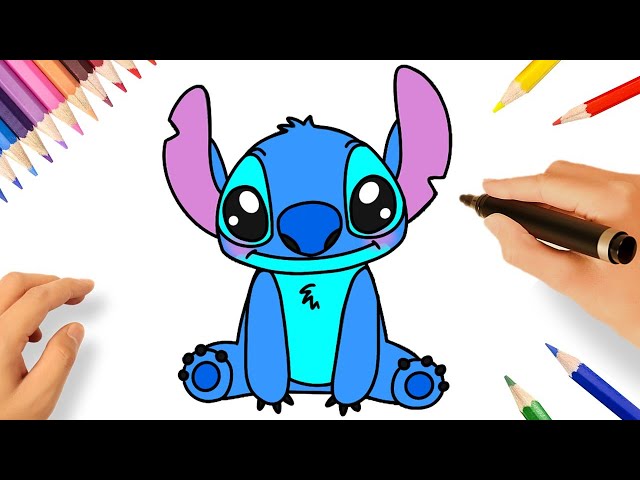 Desenhos para colorir de lilo com seu amigo azul: stitch -pt