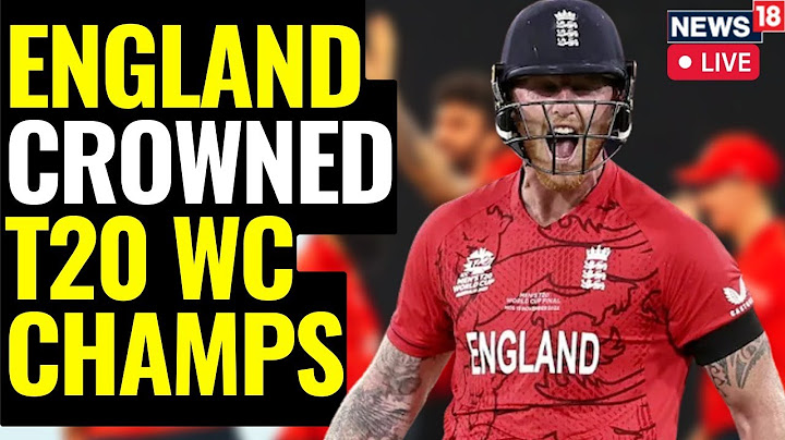 England Wins T20 World Cup Live | England Vs Pakistan T20 | T20 World Cup 2022 Live | News18 Live