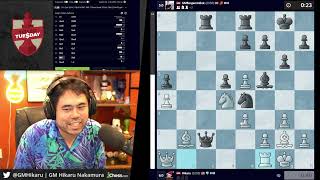 GM Blunders Queen against Hikaru