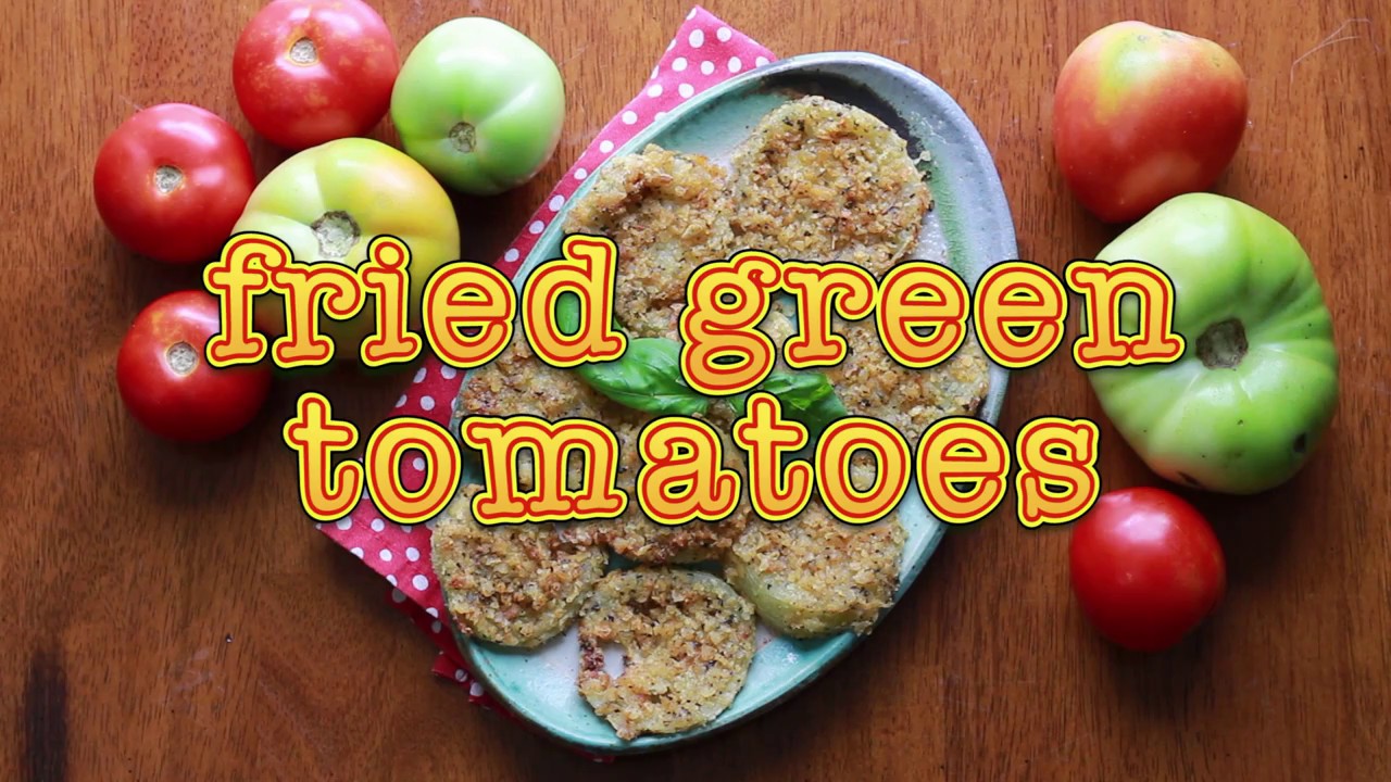 Fried green tomatoes in the air fryer (Vegan & glutenfree) YouTube