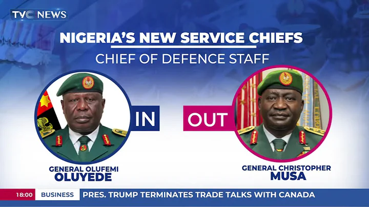 President Tinubu Reshuffles Service Chiefs, Appoints Gen. Oluyede New Chief Of Defence Staff