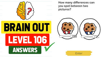 Brain Out Level 106 How Many Differences