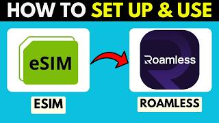 HOW TO EASILY SET UP & USE ROAMLESS ESIM 2026! (BEST METHOD) screenshot 5
