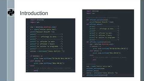 Python : Les fonctions et procédures
