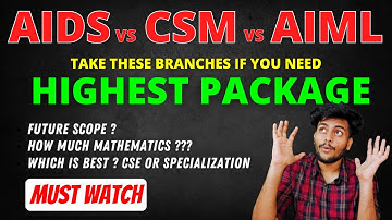 Explaining AIML || AIDS || CSM Branches in Telugu