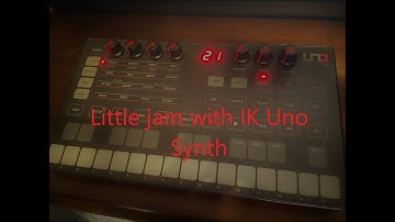 How does it sound?  Uno Synth IK Multimedia. Analog mono synthesizer arpeggiator