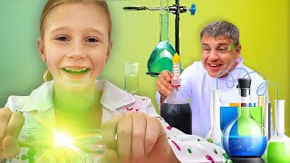 Nastya dan pelajaran sains di sekolah | Eksperimen DIY untuk anak-anak