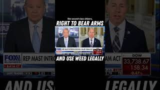 You have a right to bear arms & in many states, you have a right to use cannabis. Why not both?
