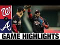 Eric Thames, Victor Robles carry Nats' win | Nationals-Braves Game Highlights 8/18/20