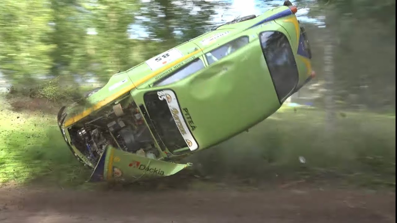 Midnattssolsrallyt 2022 Crashes & Action