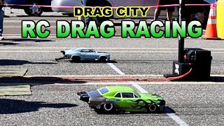 RC drag racing - Drag City -  Arrma Infraction modified