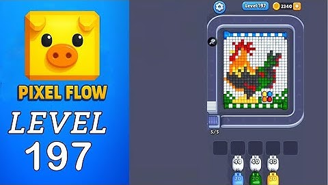 Pixel Flow Level 197 Walkthrough