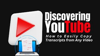 How to Copy YouTube Transcript of Any Video Easily in Seconds in 2024 🎦