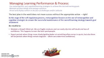 Metacognition: Monitoring, Review & Evaluation
