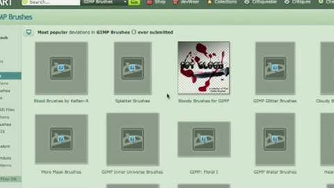 Installing GIMP Brushes and Scripts
