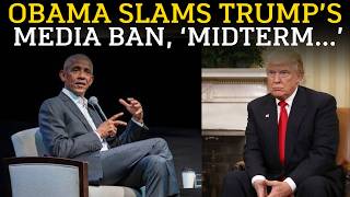 US News LIVE | ‘We Have a President Currently…’, Obama’s Urgent Message to Americans | Trump News
