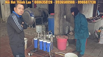 Mở hàng đầu năm bằng bộ máy lọc rượu khử độc tố tại Tam Dương Vĩnh Phúc