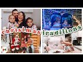 FAMILY CHRISTMAS TRADITIONS | MEETING SANTA SEEING LIGHTS | 12 DAYS OF VLOGMAS 2022 | Page Danielle
