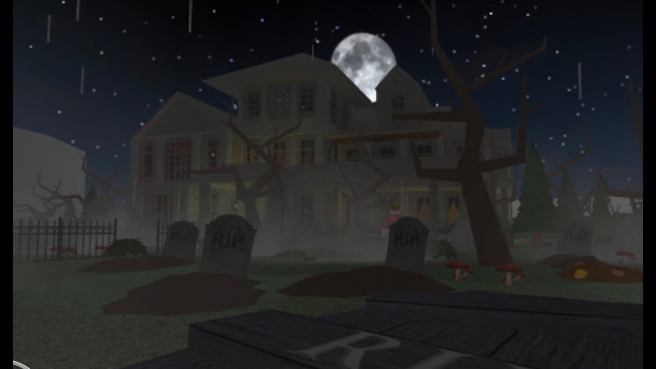 Roblox Bloxburg Haunted House Candyman 3o Builds And Tours Youtube - old roblox haunted mansion