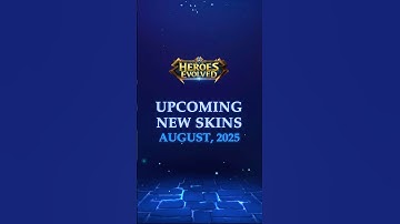 August 2025 New Skin Preview #HeroesEvolved #MOBA #preview #shortsfeed #shortsviral