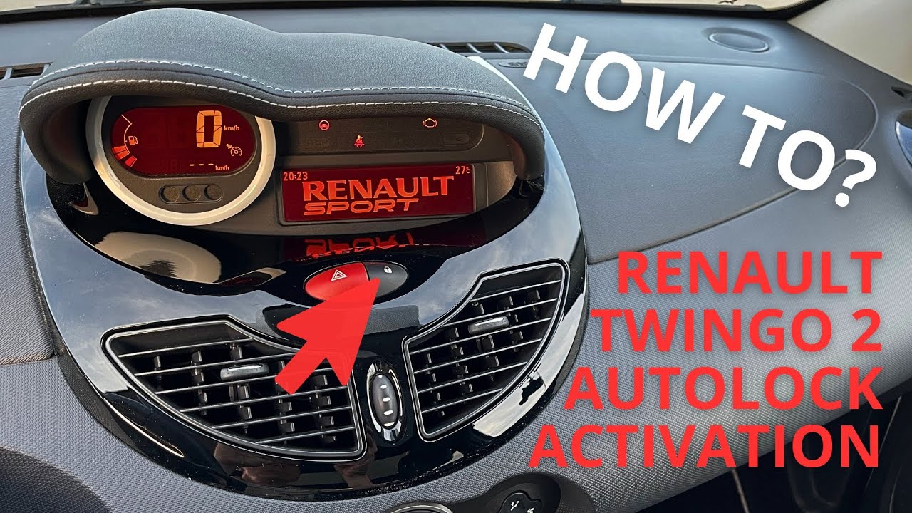 How to activate automatic locking when driving - Renault Twingo II