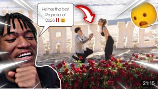 Famous Sin Reaction to THE MOST BEAUTIFUL PROPOSAL OF THE YEAR‼️🤯 | GnB Official #reactionvideo