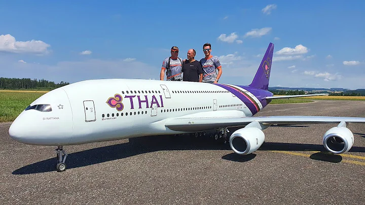 LARGEST RC AIRBUS A380 MAIDEN FLIGHT