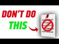 Don't Do This If You Are A New Youtuber!!
