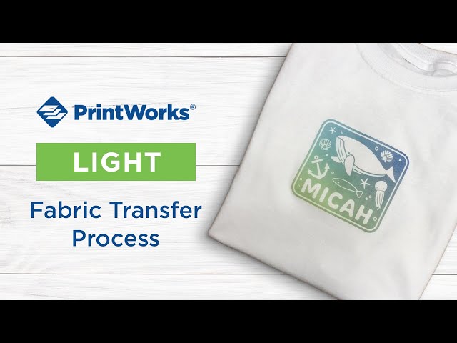 Difference Between a Light and a Dark Fabric Transfer by PrintWorks