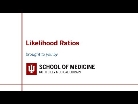 Likelihood Ratios