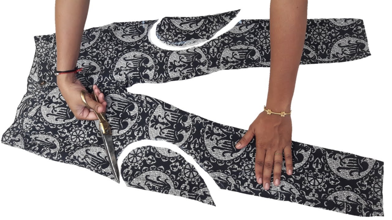 Diy Idea From Old Pant // Old Pant Re Use Idea // New Idea From Old