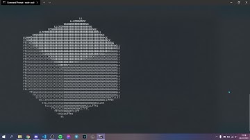 3D cube in Windows Terminal