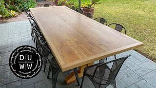 Adding an edge border to the GIANT outdoor table by DownUnderWoodWorks 13,622 views 2 years ago 11 minutes, 37 seconds