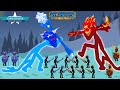 🔥 ICE GIANT vs LAVA GIANT Huge Army 🔥 GOLDEN SPEARTON GIANT BOSS | STICK WAR LEGACY MOD CHAOS STORY