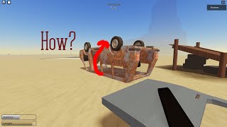 Guide how to flip a VAN|a dusty trip|Roblox screenshot 4