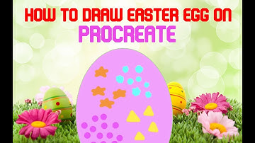 How to Draw an Easter Egg on Procreate (Easter Special)