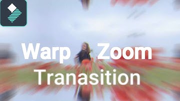 warp zoom  ।। Filmora tutorial ।। warp zoom effect ।। warp zoom transition effect filmora