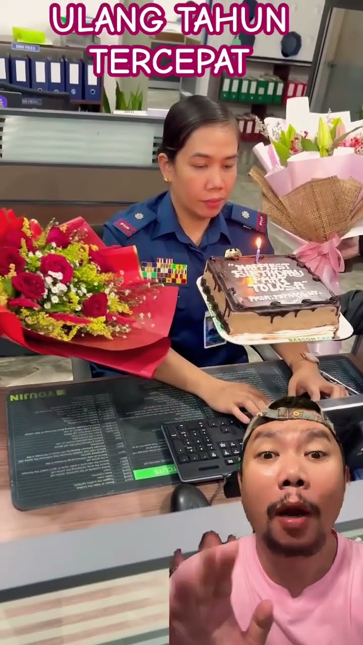 ULANG TAHUN TERCEPAT!!!?? #birthday #workaholic #police #service #shorts