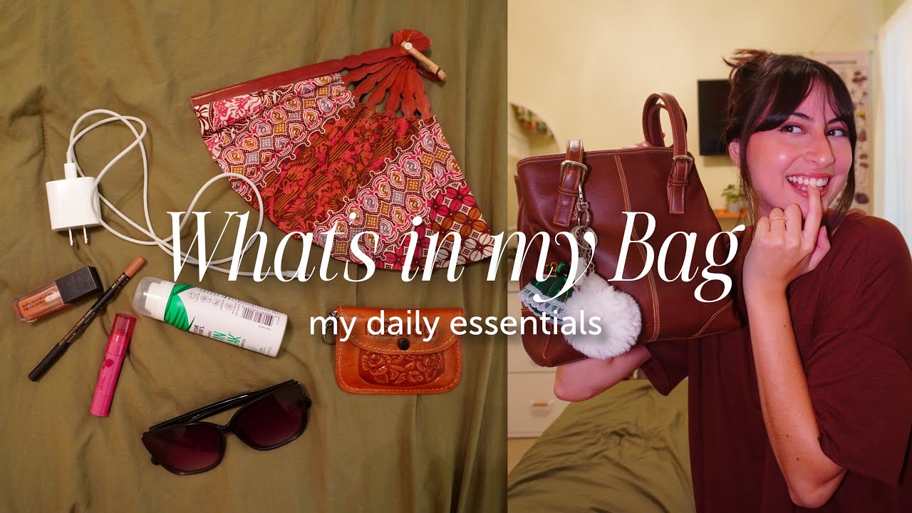 What’s in my bag | my daily essentials - YouTube