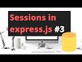 Sessions in Node #3 | Authentication in Node.js with Express and sessions | using Redis for sessions