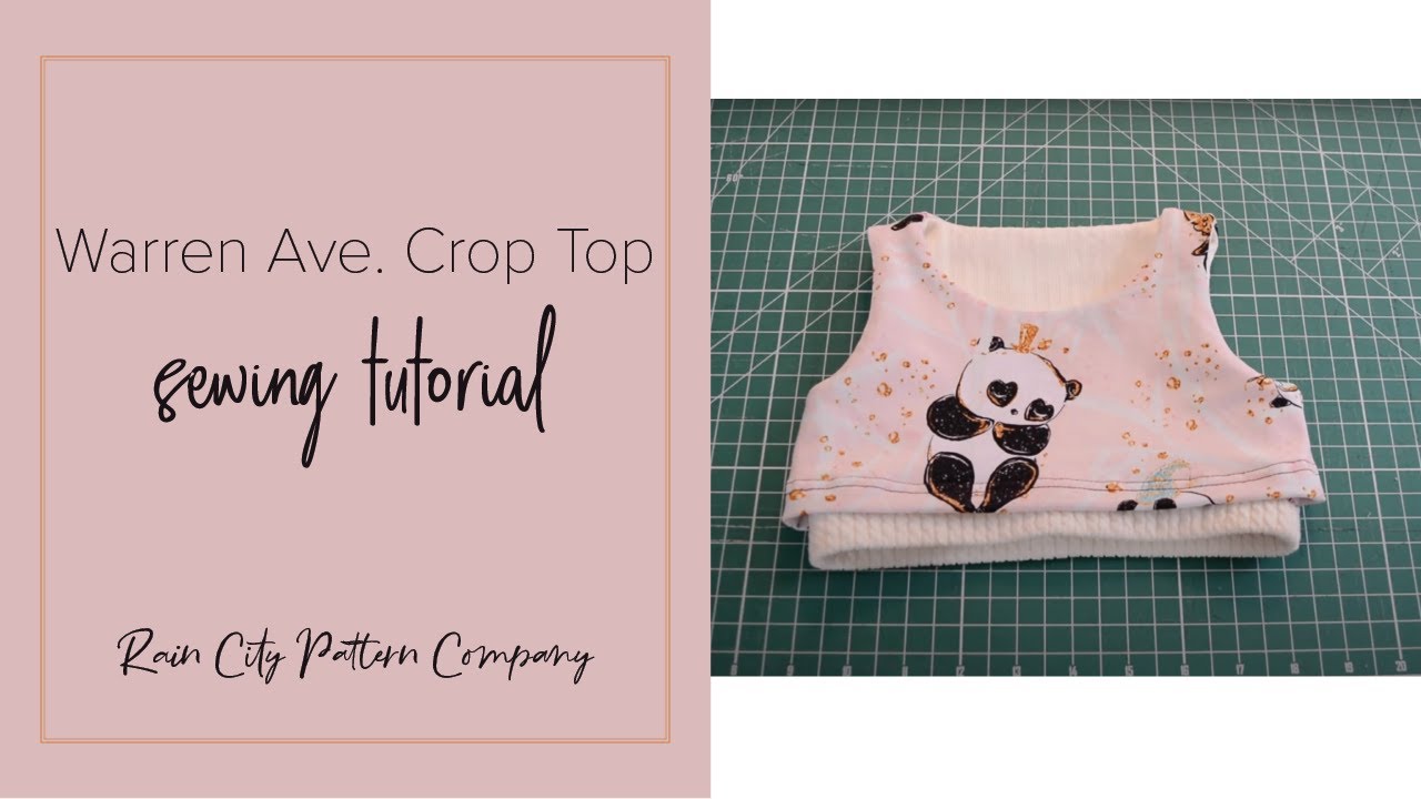 Warren Ave. Crop Top, Baby to Big Kid Sizes 12M-14