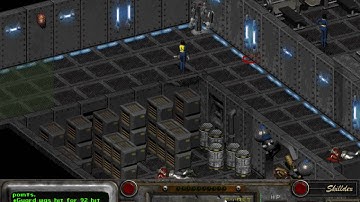 Fallout 2 - part 310 - final battle - Enclave - gameplay - hardest difficulty