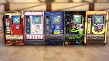 RAIDING only CRAZY VENDING MACHINE LOOT ROOMS!